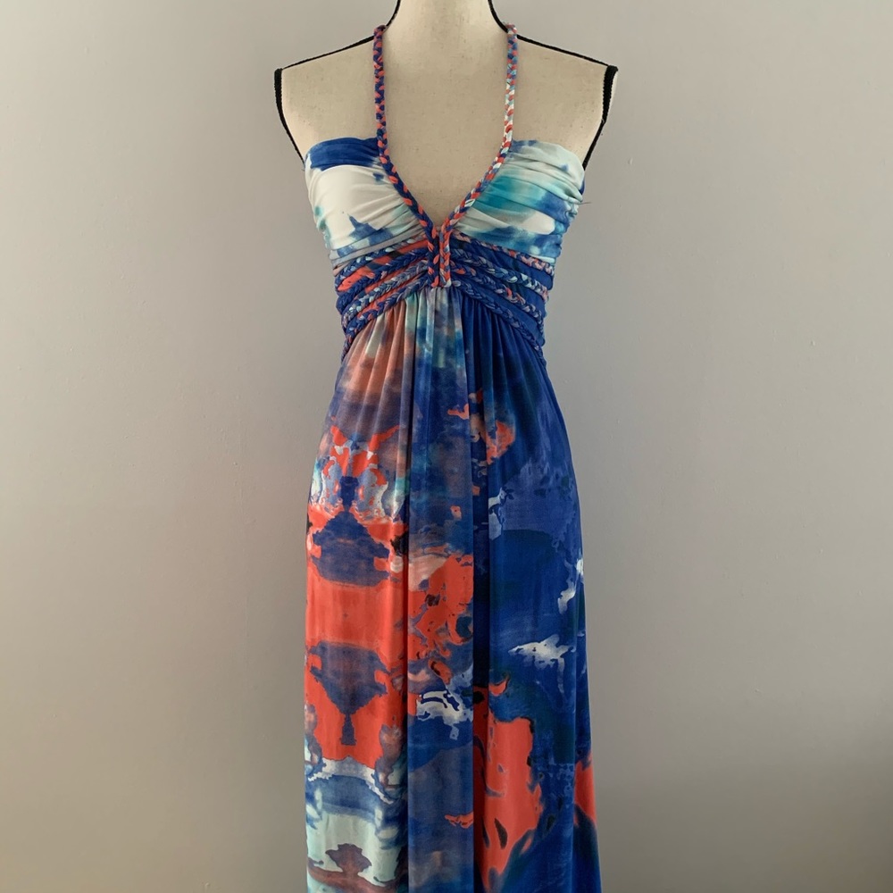 CRLHSD Cynthia Rowley Long Halter Summer Dress